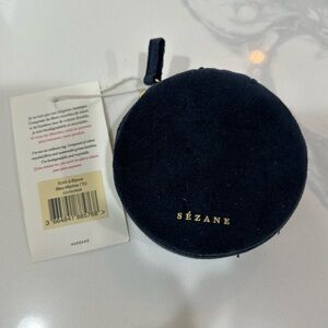 Sézane small round jewelry case NWT